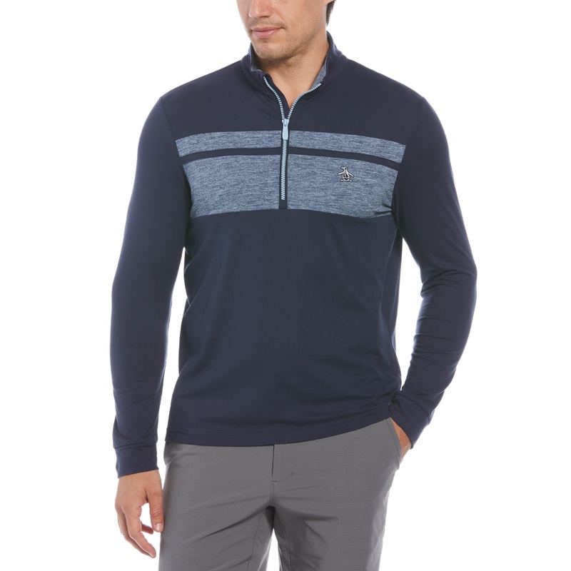 Men’s Color Block 1/4 Zip Sweater