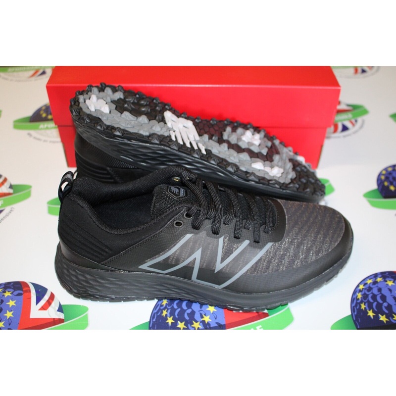 New Balance Waterproof Fresh Foam Contend V2 Black Gold Shoes Size 11 Medium