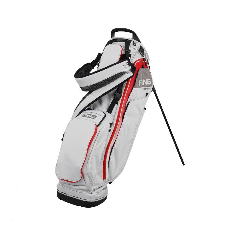 PING Hoofer 14 Stand Bag (Grey/Red)