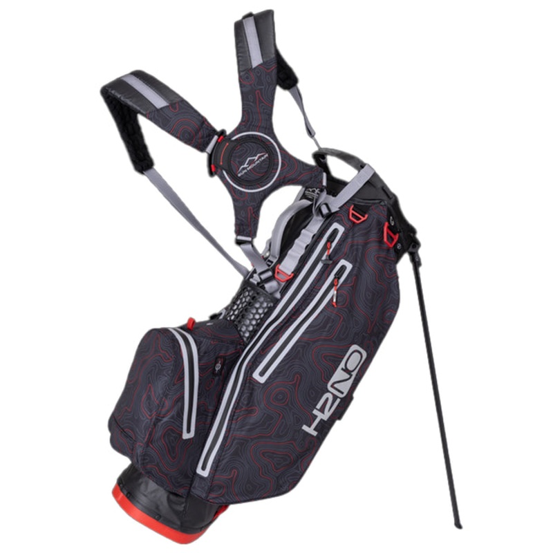 Sun Mountain H2NO 14W Stand Bag – Red/Black/Top?Cadet