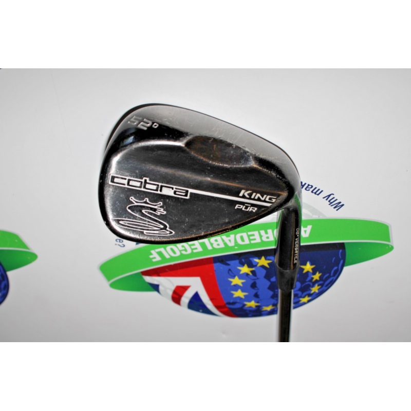 Used Cobra King Pur Black Pvd 52 Degree 08 Versatile Gap Wedge Steel Stiff Flex