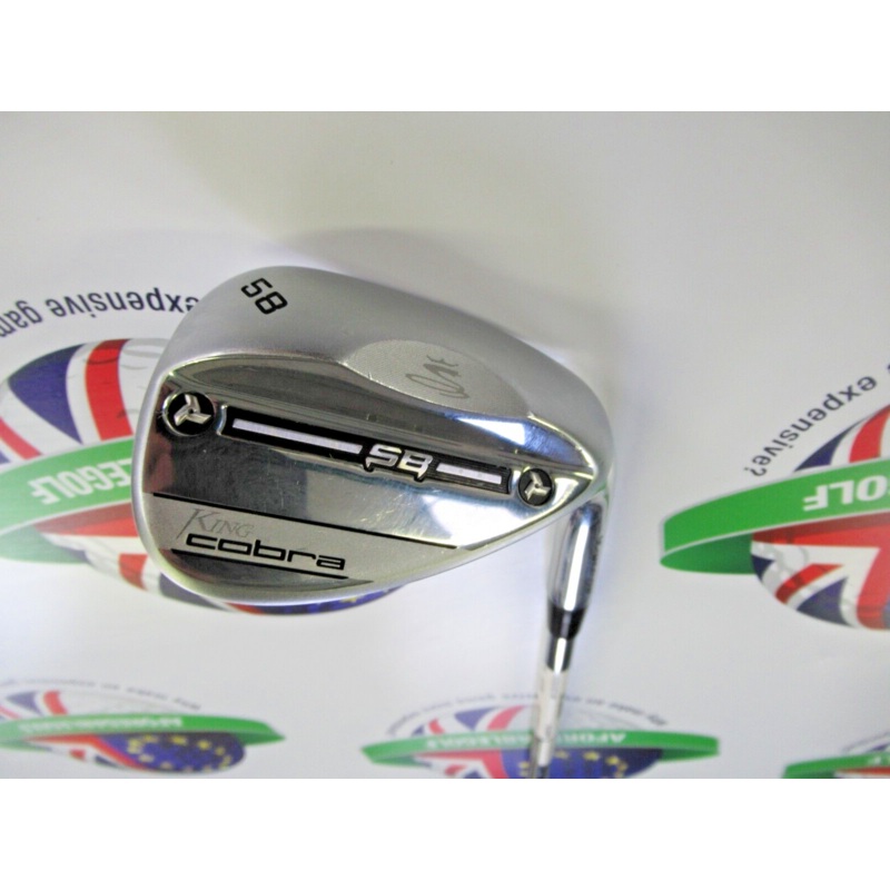 Used Cobra Sb Snakebite 58 Degree 08 Versatile Lob Wedge Kbs Hi-Rev 2.0 125 Stiff