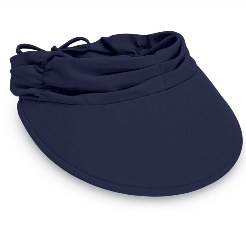 Wallaroo Aqua Visor – Navy|O/S