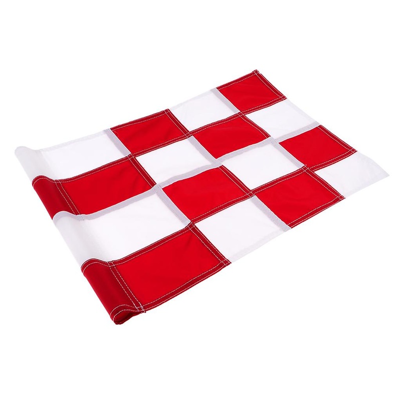 Backyard Practice Golf Hole Pole Cup Flag Putting Green Flags Red
