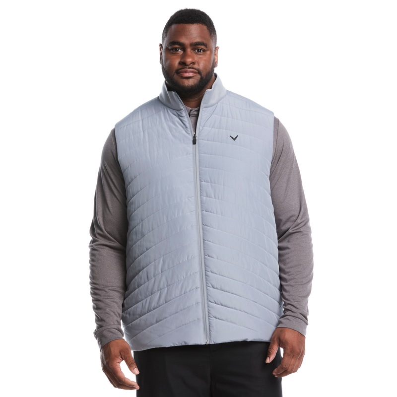 Big & Tall Quilted Golf Puffer Vest