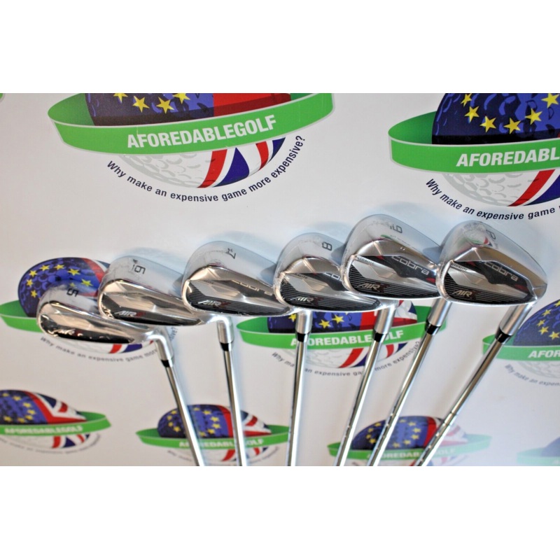 Cobra Air X Ultralite Irons 5-Pw Kbs Tour 90 Steel Shafts Stiff Flex