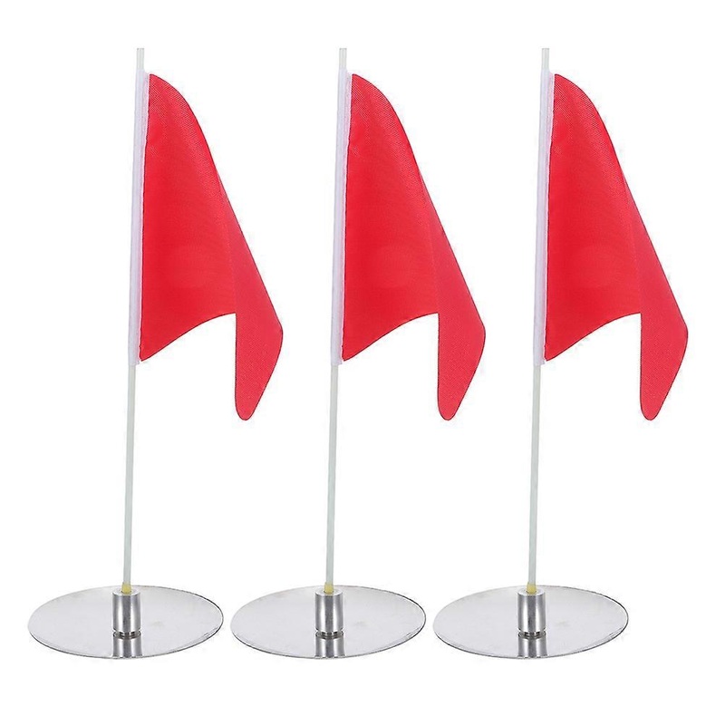 Practice Golf Cup Golfing Practice Flags Stable Support Outdoor Practice Accessories 3 Sets