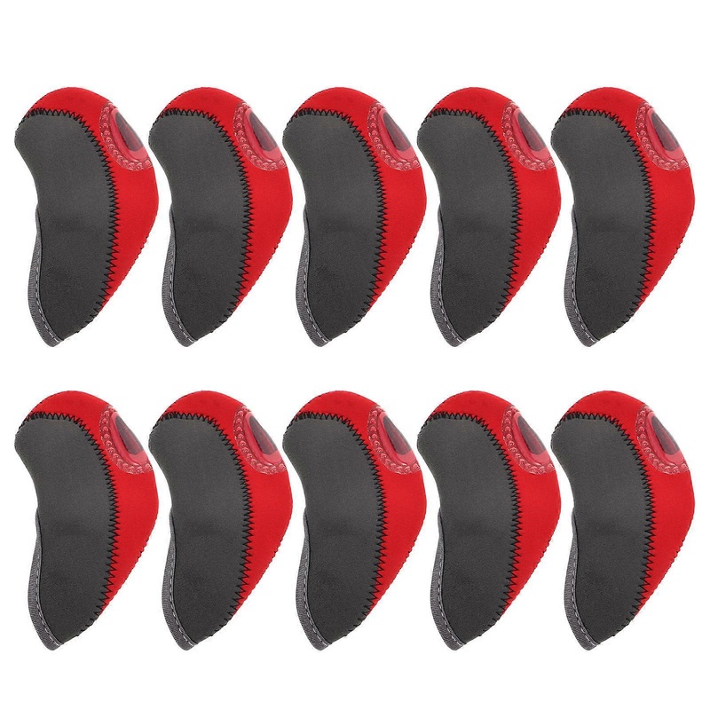 Golf Club Head Covers Neoprene Outdoor Sports Prevent Scratches 10Pcs