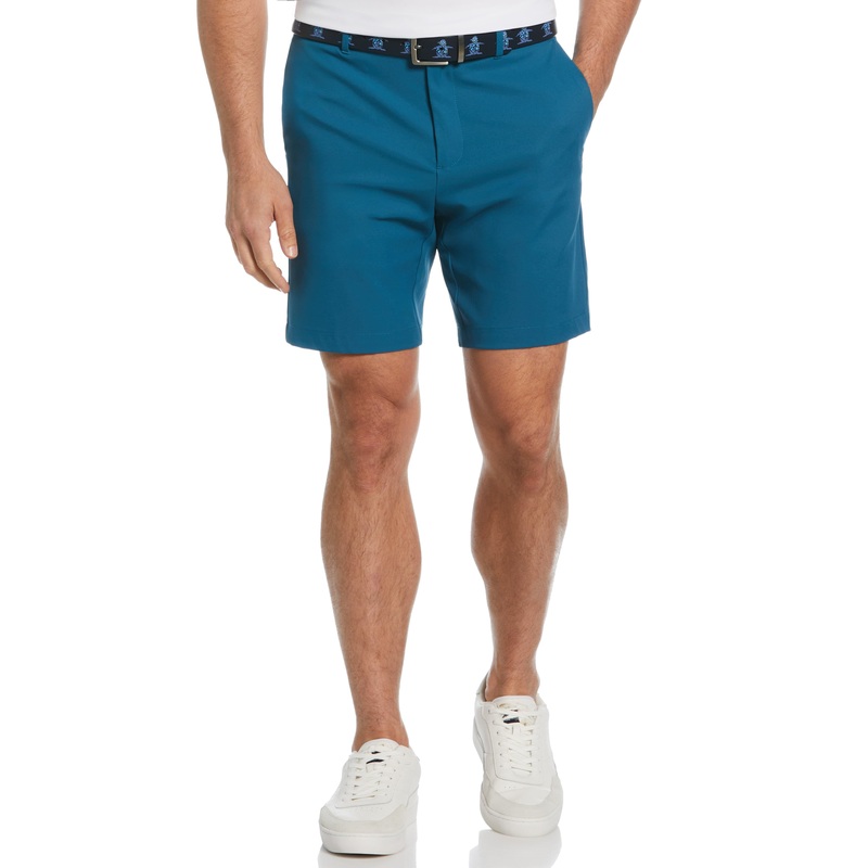 Men’s Flat Front Solid Golf Shorts