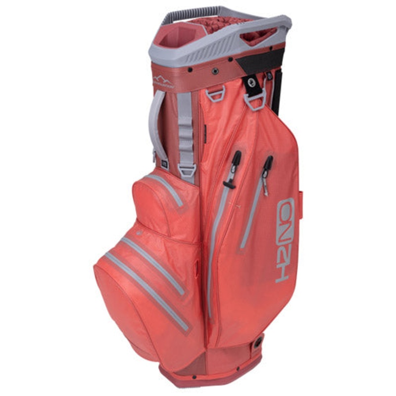 Sun Mountain H2NO Lite Cart Bag – Coral/Sienna/Cadet