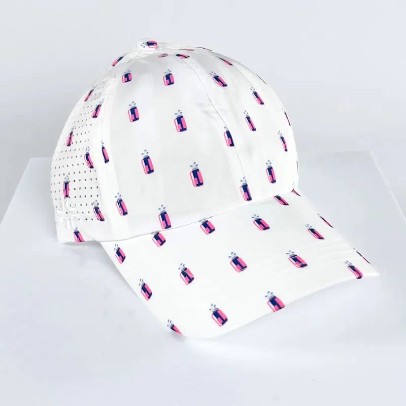 VimHue Golf Bags Hat – White