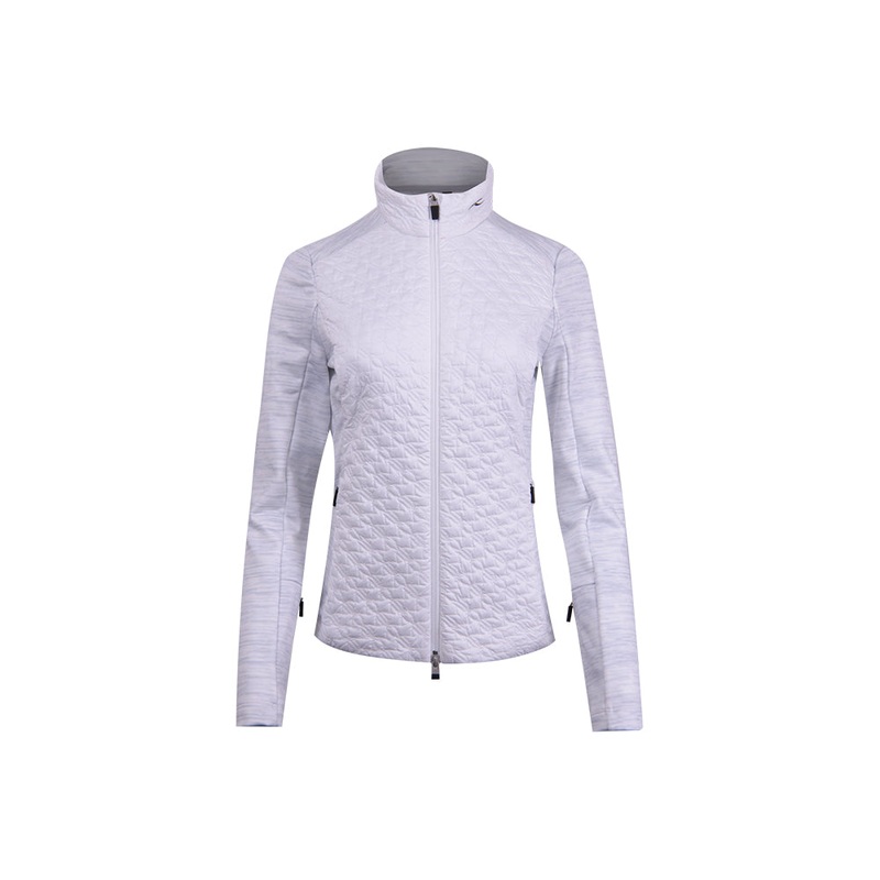 Women’s Blanca Jacket|White Melange/White|Atlanta Blue|36|38|40|42