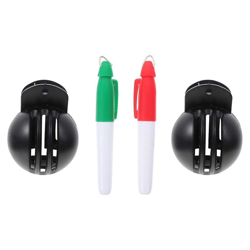1 Set Double Sided Golf Line Marker   Manual Alignment Tool for Precise Ball Marking, Durable Lightweight Design, Includes Markers and Pens for Easy