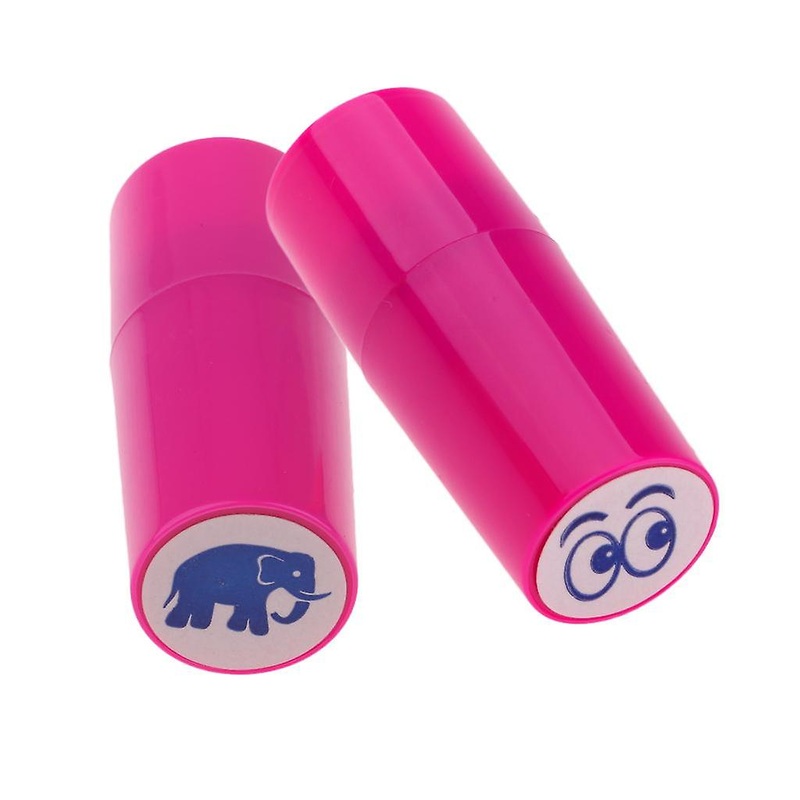 2 Pieces Colorfast Golf Ball Stamper Marker Impression Seal Eyes+Elephant
