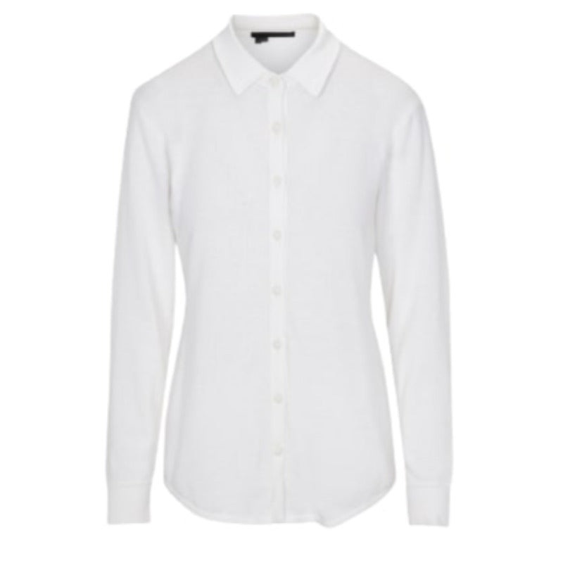 360 Cashmere Veronique Shirt – Chalk