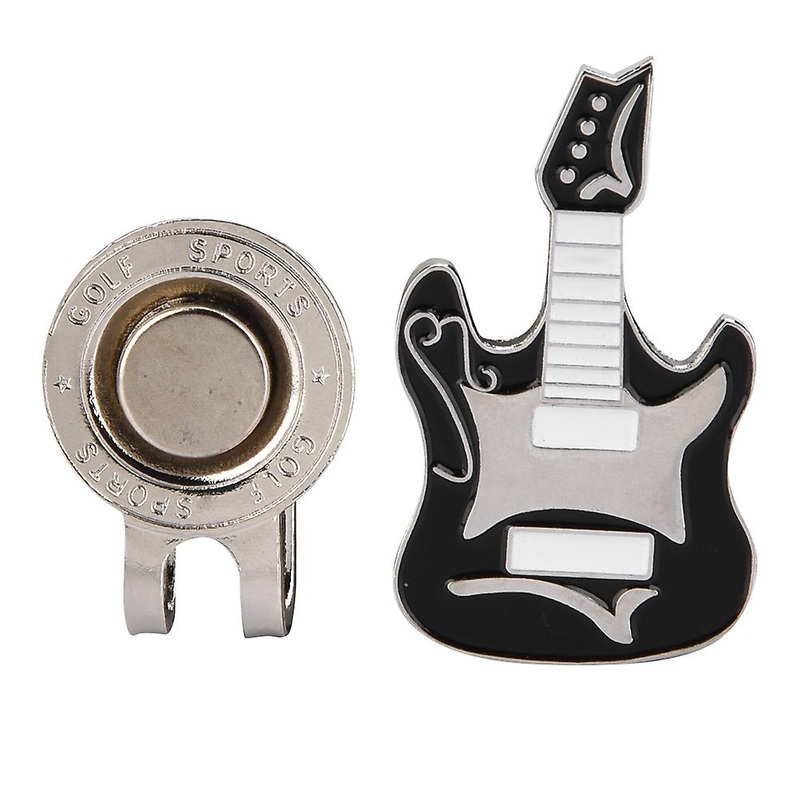 Durable Metal Golf Ball Marker with Magnetic Mini Design, Hat Visor Clip Accessory for Easy Attachment and Golfers