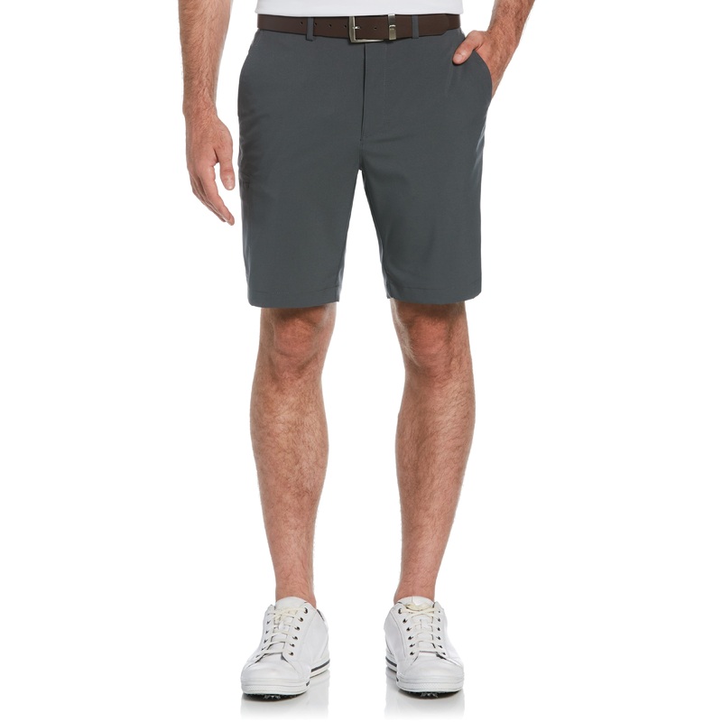 Men’s Flat Front Solid Golf Short with Cargo Pocket
