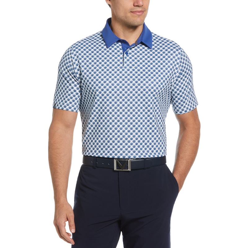 Men’s View Master Print Golf Polo