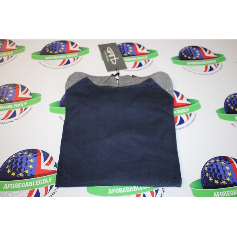 Garbinc Chad Junior Boys 100% Cotton Hooded Top Navy/Grey Large Ages 9-10