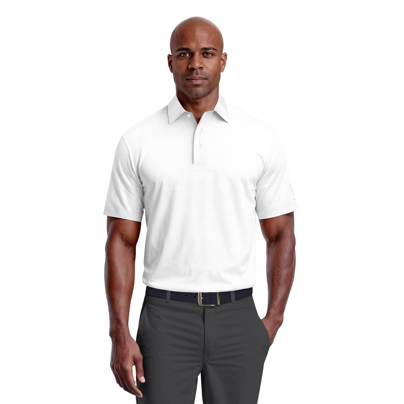 Men’s AirFlux Mesh Golf Polo|Black|White|True Navy|Asphalt|Classic Blue|Chili Pepper|Sleet|Pale Banana|Coral|Plum Purple|Amazon|Harbor Blue|Beaujolais|Strong Blue|Palace Blue|Dark Denim|Bright Aqua|Graphite|Methyl Blue|Treetop|Surf The Web|Vibrant Orange|