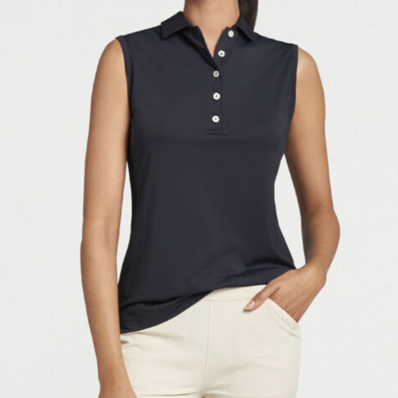 Peter Millar Perfect Fit S/L Polo – Black