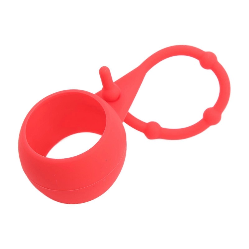 Silicone Golf Ball Holder Soft Protective Cover Easy Carrying Golf Ball Waist Keyring Backapack HolderRed