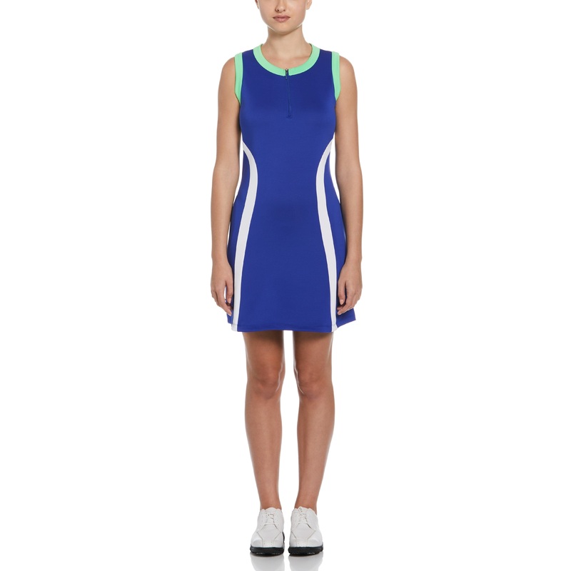 Women’s Color Block Flounce Golf Dress