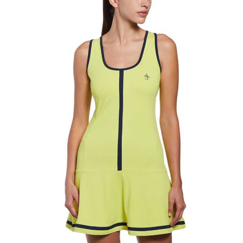 Women’s Drop Waist Color Block Tennis Dress
