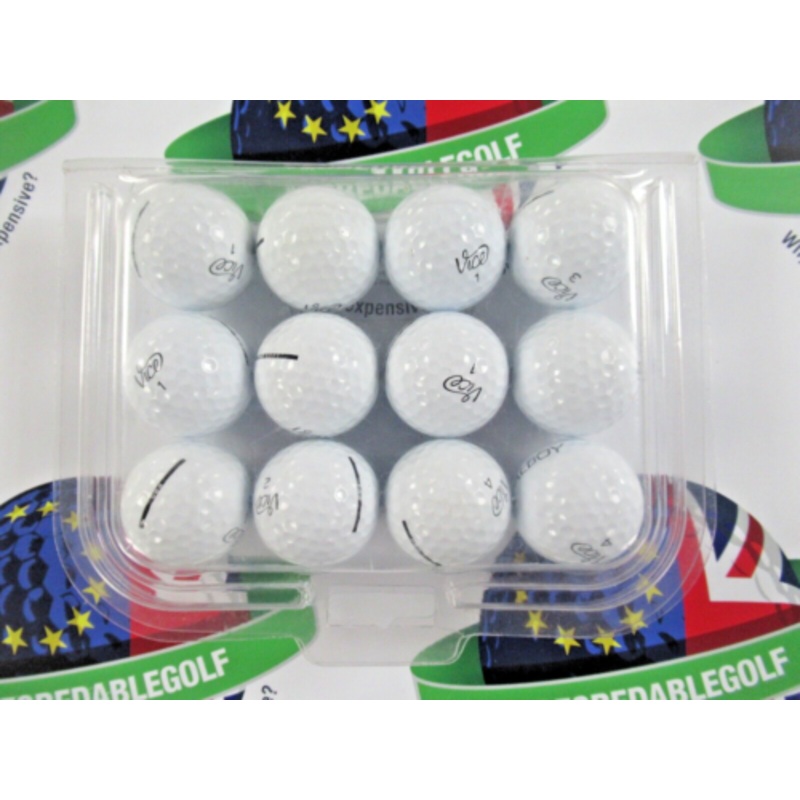 12 Vice Pro Soft White Pearl/Pearl 1 Grade Golf Balls