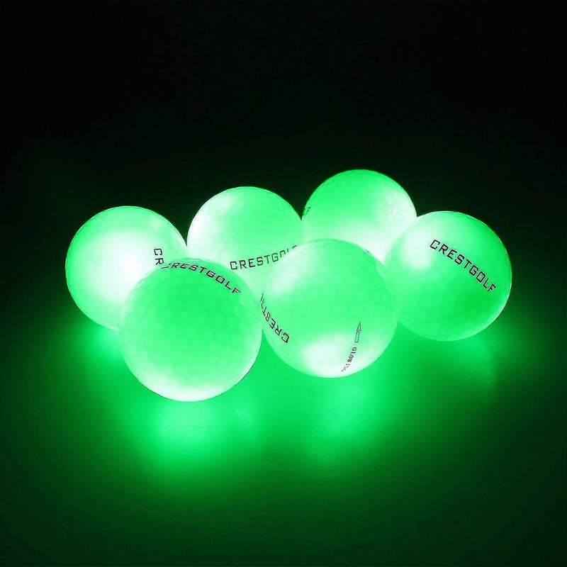 High Hardness Green Golf Balls for Night Training – Durable Practice Balls for Improved Skills & Performance