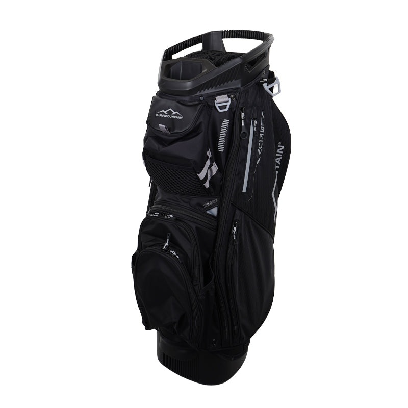 SUN MOUNTAIN 9 C-130 14-Way Cart Bag (Black)