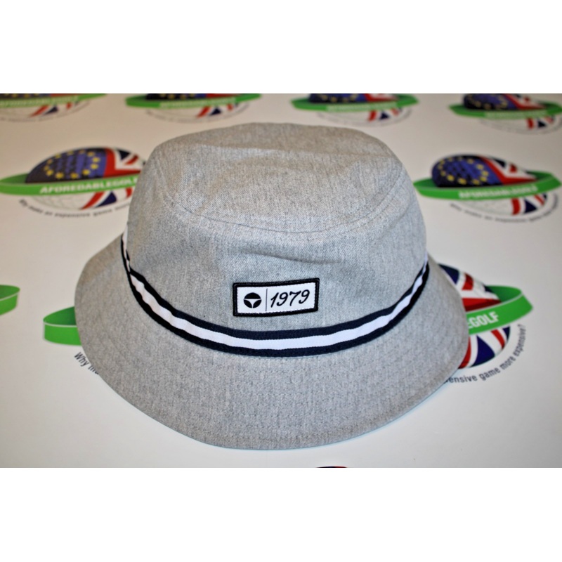 Taylormade Vintage Twill Bucket Hat Grey Size Small/Medium