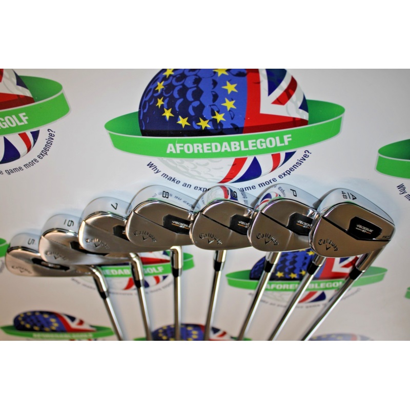 Used Callway Rogue ST Pro iron set 5-pw + aw True Temper MPH steel 85g regular