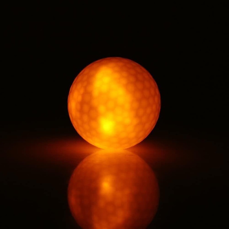 Yellow LED Light Up Night Golf Balls – Glowing Golf Balls for Nighttime Play & Enhanced Visibility on the Course
