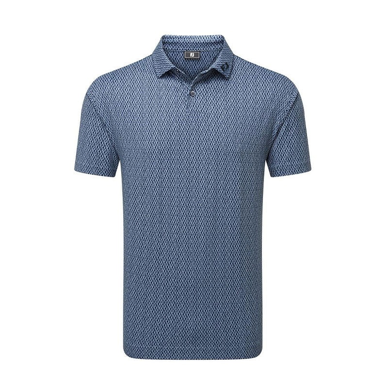 FOOTJOY Modernist Geo Men’s Pique Polo (Navy)