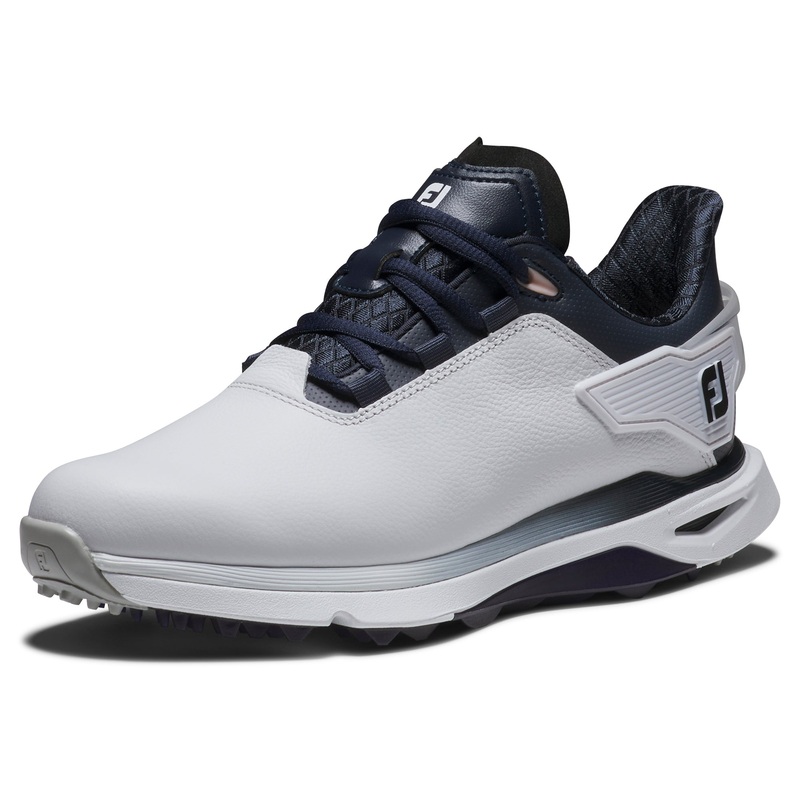 FootJoy Women’s Wide Fit Spikeless Pro/SLX Golf Shoes in White & Navy