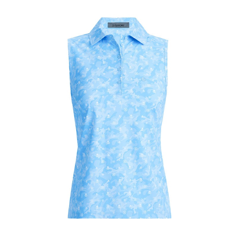 GFORE Silky Tech Women’s Sleeveless Polo (Baja)