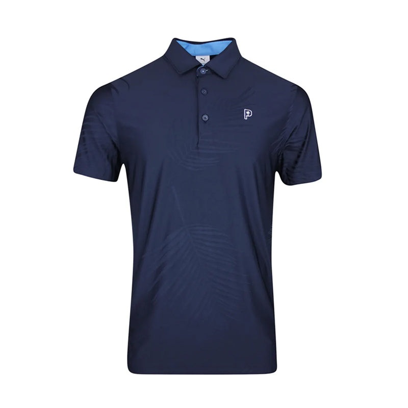 PUMA x PTC Jacquard Men’s Polo (Deep Navy)