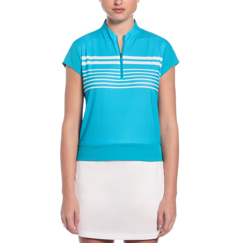 Women’s Ribbed Stripe Golf Shirt