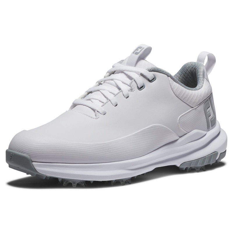 FootJoy Ladies Waterproof Tour Rival Golf Shoe in White with SoftSpikes