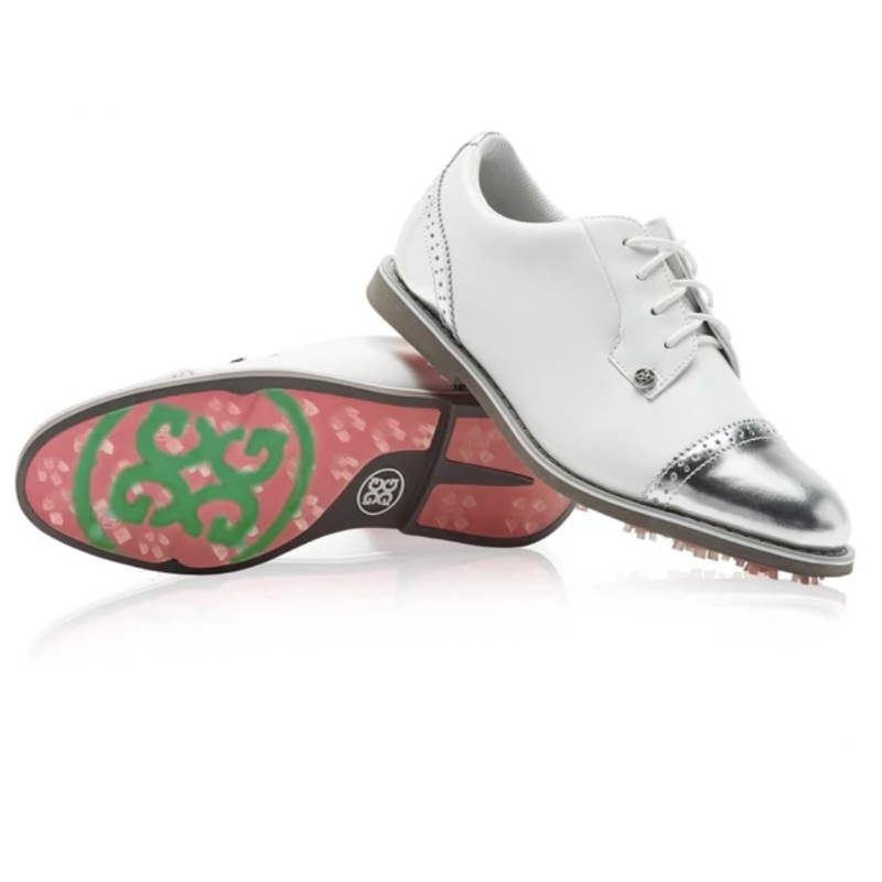 G/FORE Cap Toe Gallivanter Golf Shoe – Snow/Shark