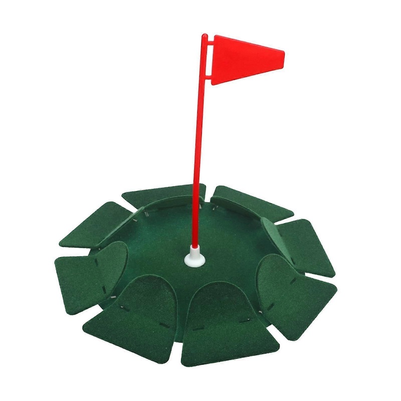 Golf Cup For Training Putter Practice Lightweight Golf Training Aid Red Flag Hole Disc Flag Flocking