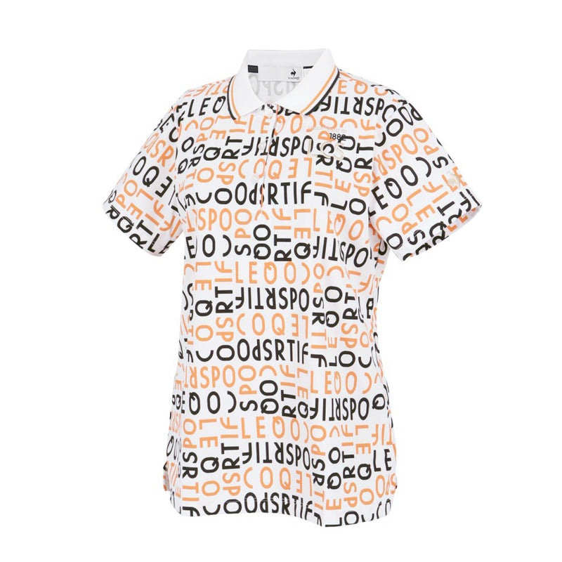 LE COQ SPORTIF GOLF Logo Pattern Women’s Polo (White)