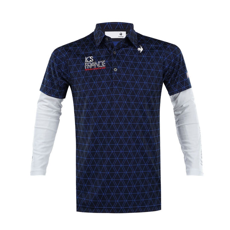 LE COQ SPORTIF GOLF Men’s Shirt With Innerwear (Navy)