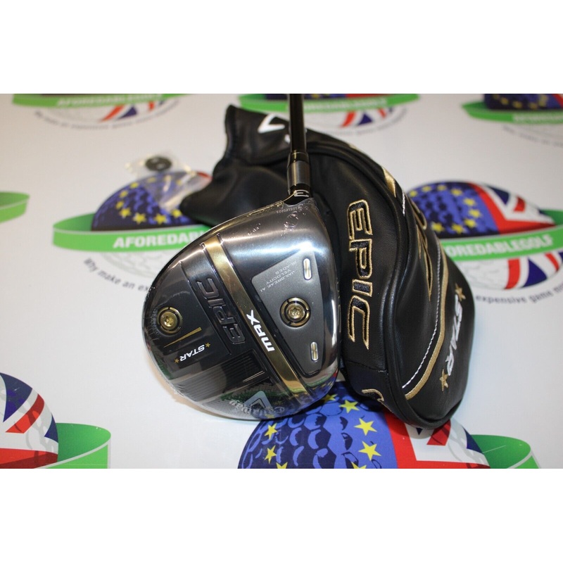 New Callaway Epic Max Star Left Hand #3 Wood Hzrdus Rdx Smoke 80G 6.5 X-Flex