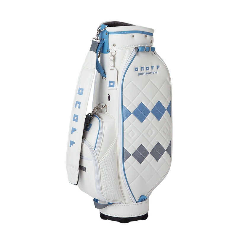 ONOFF OB7923 8.5 Women’s Caddie Bag (White/Blue)