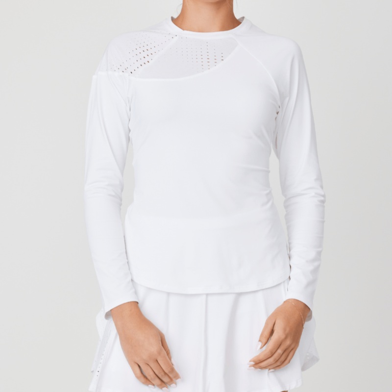 Sofibella Baseline L/S Top – White