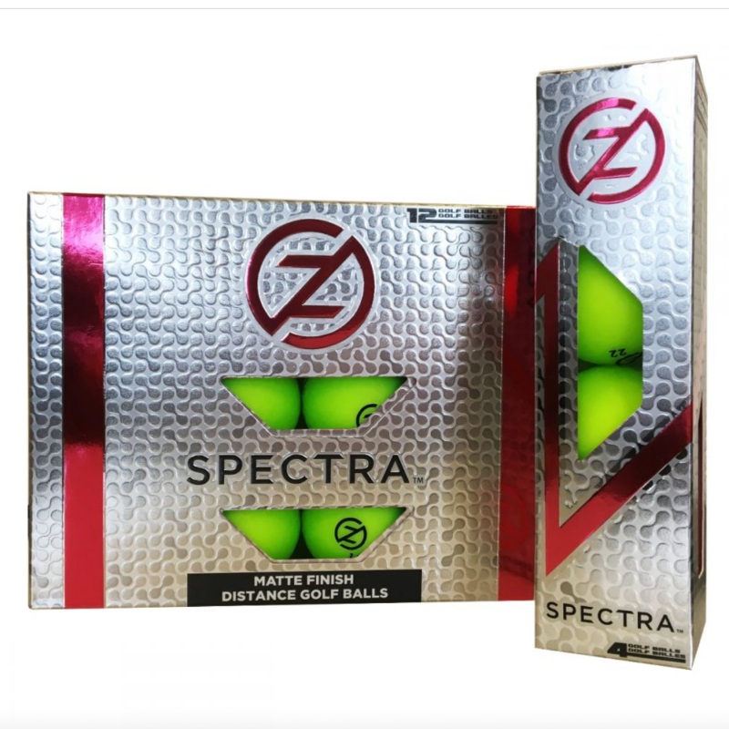 Zero Friction Spectra Golf Balls – 4 pack – Lime
