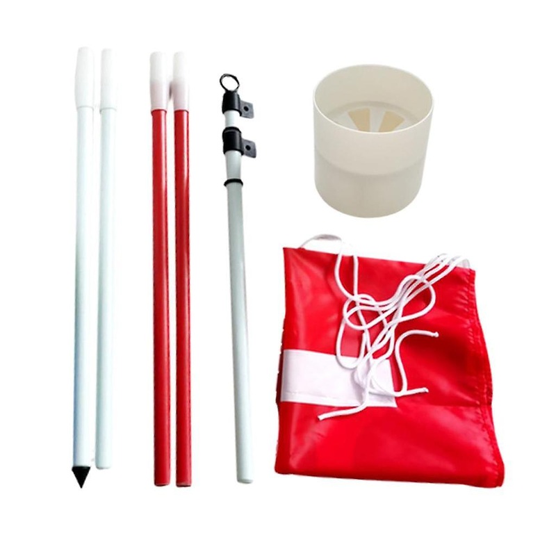 Backyard Practice Golf Hole Pole Flag Cup Stick Pole Putting Green Flagstick