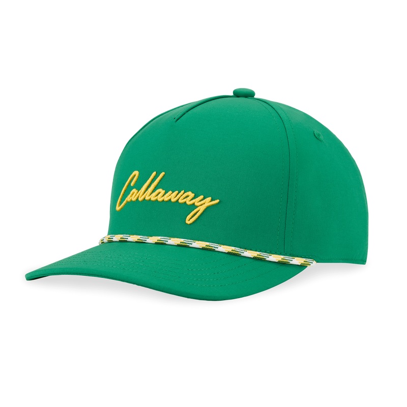 Birdie Putt Rope Hat – Green/Yellow